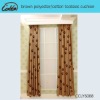 brown polyester/cotton tootsies curtain