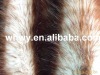 brown with white tip-dyed fur