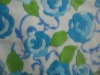 brushed and printed upholstery fabric in furniture