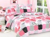 brushed polyester twill bedding set