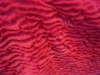 brushed pv plush car upholstery fabric