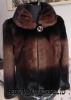 bubble collar glow mink coats