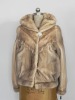 bubble collar mink coat