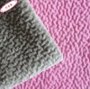 bubbled embossed super soft velboa for home-textile