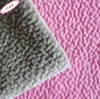 bubbled embossed super soft velboa for home-textile