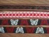 butterfly design jacquard webbing