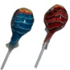 candy/sweets shaped lollipop Compressed little towel