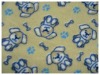 cartoon dog printed polar fleece fabric