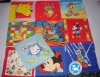 cartoon pigment printting square towel