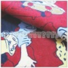 cartoon printed cotton flannel fabric for girl' skirt 42/43''