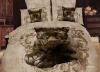 cat print bedding set children /bed sheet /bed linen