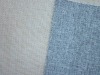 cationic Polyester Faux Linen curtain fabric