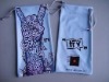 cell phone microfiber pouch with drawstring