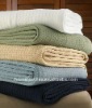 cellular thermal blanket combed cotton blanket latest design!