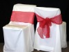 chair cover and sash     folding chairs cover      polyester chair cover