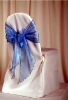 chair cover organza sashes and satin sashes