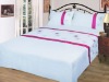 cheap embroidered microfibre duvet set