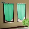 cheap green polyester top string tassels sitting room curtain