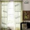 cheap jacquard lace digital print voile sheer curtain