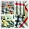 check design 100% polyester printed polar fleece