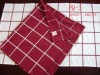 check patter woven yarn dyed cotton kitchen towel
