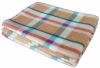 check pattern fleece blanket