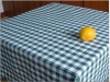 checked table cloth