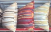 chenille cushion,cushion,stripe cushion,jacquard home textile