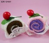 cherry towel cake