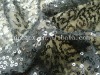 chiffon ground-4mm sequins embroidery