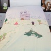 children bed sheet- castle
