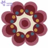 children carpet flower rug kid rug