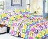 children cartoon snoopy printed bedding set