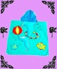 children poncho hooded towels