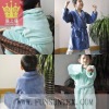 children soft coral fleece robes