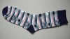 children striped cotton over-the calfsocks