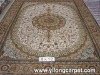 chinese 100% silk rug