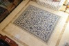 chinese blue and white style wool handmade carpet