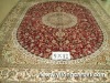 chinese silk on silk qum rug