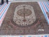 chinese tabriz hand knotted 400 line silk carpet