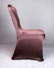 chocolate brown,lycra chair cover,fancy and fantastic,cheap price but high quality