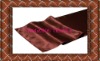 chocolate satin table runner