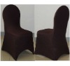 chocolate spandex chair cover