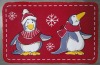 christmas design printed door mat