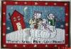 christmas jacquard table placemat  tapestry  meal mat placemat