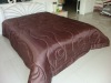 circle quilted taffeta bedspread set