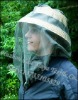 circular/round army mosquito head net/green army mosquito hat head net