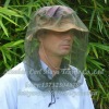 circular/round green army mosquito head net/camp travel mosquito head net