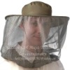 circular/round travel mosquito head net/army travel head net/insect head net/green head net