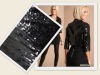 classic 3mm black sequins embroidery fabric